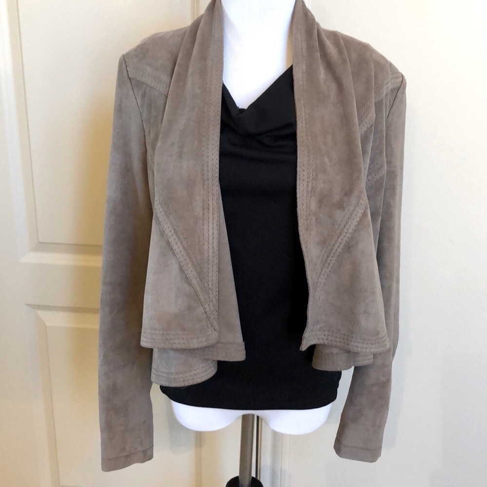 NWOT BCBGMAXAZRIA Chocolate layered blazer
